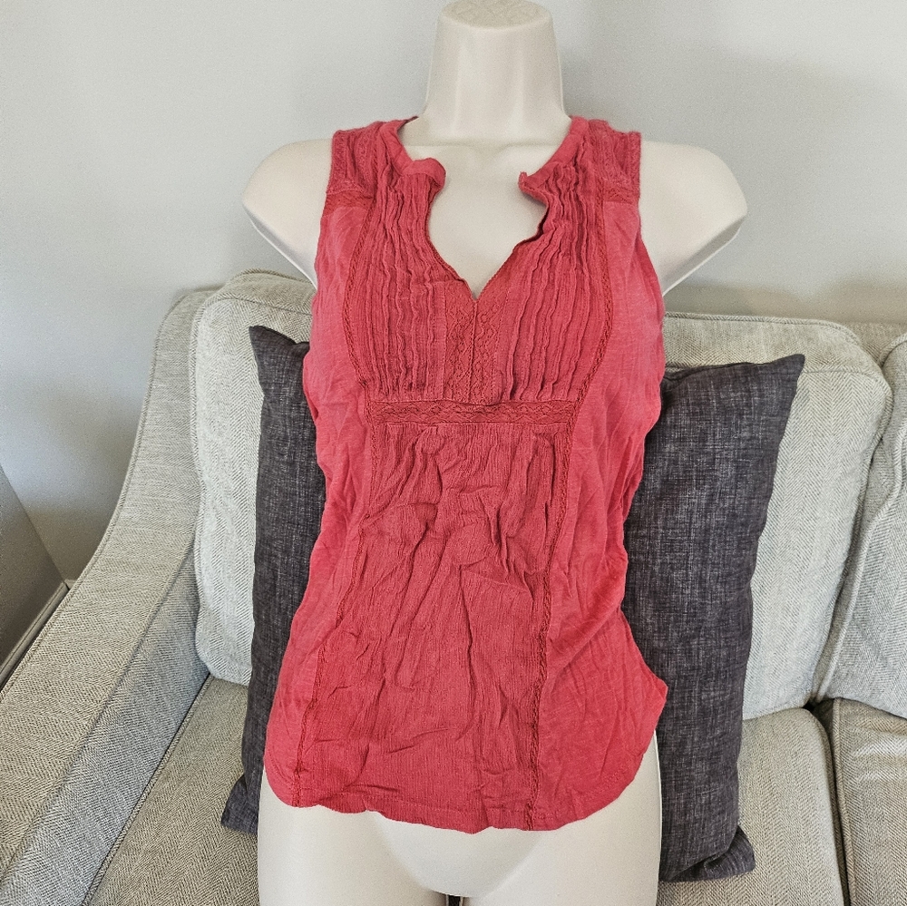 Lucky Brand Women's Sleeveless Pink Top XS